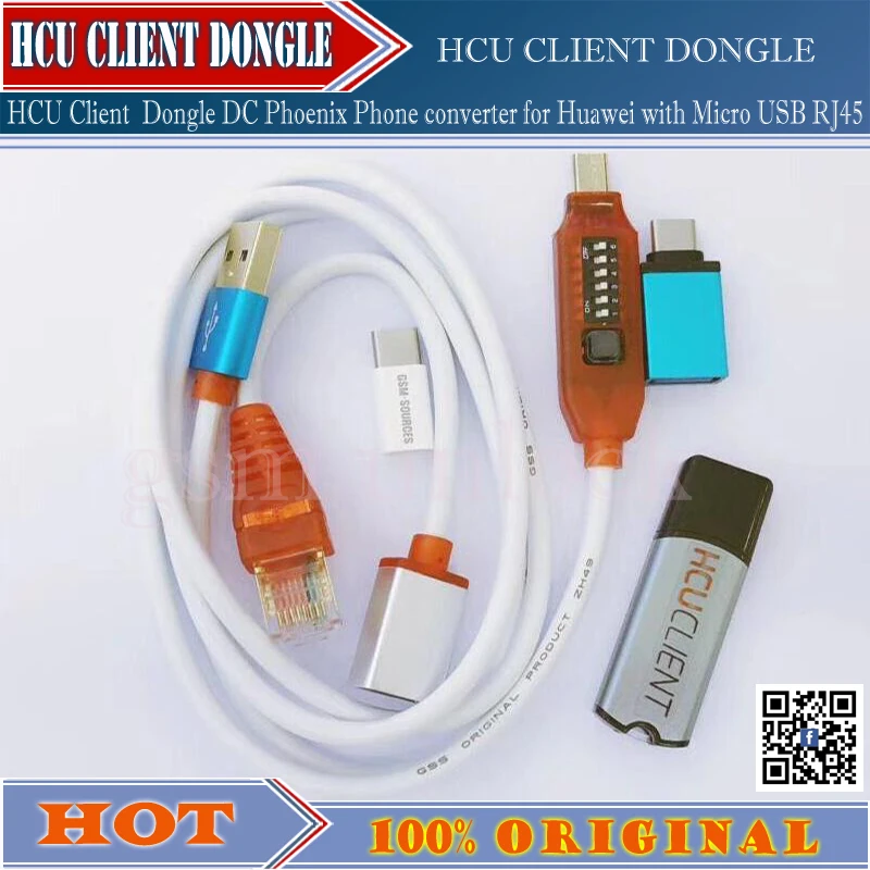 

gsmjustoncct HCU Dongle DC Phoenix Phone converter for Huawei with Micro USB