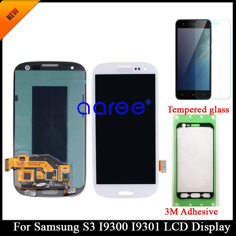 100% протестированный ЖК-дисплей Super AMOLED для SAMSUNG S3 i9300, ЖК-экран для Samsung S3 neo i9301, сенсорный дигитайзер в сборе