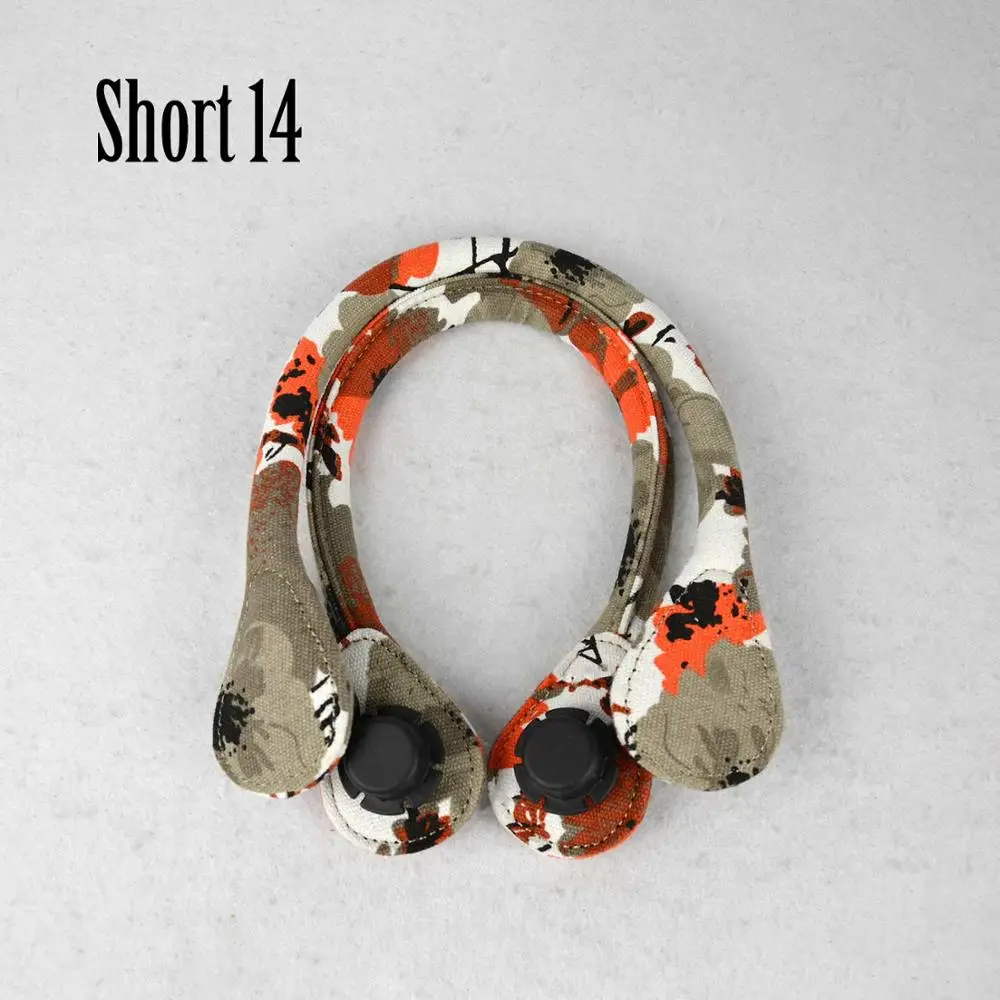 short 14 Короткая Длинная Круглая холщовая тканевая ручка для Obag, Классическая Мини сумка O, женские сумки, сумка через плечо - Цвет: short 14