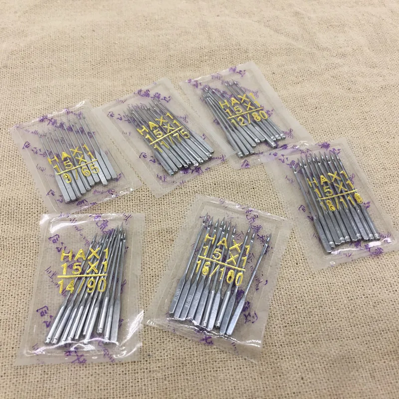 Швейная машина HAX1 100 шт. Смешанная упаковка домашняя швейная игла для Brother Butterfly