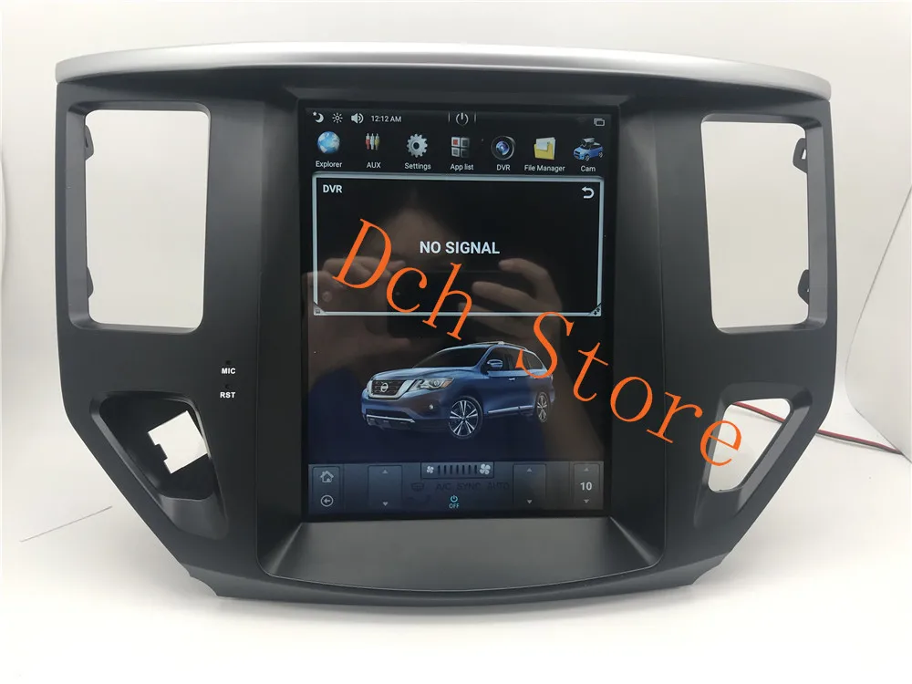 10,4 ''PX6 tesla стиль Android 8,1 автомобильный dvd-плеер gps навигация для NISSAN Pathfinder 2013 ips