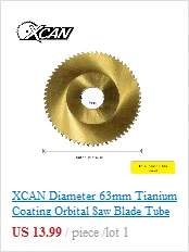 XCAN 1 шт., 110x0,8x20 мм, 108 T, HSS сталь, циркулярная пила, дерево, металл, режущий диск, резательная пила, лезвие, пила общего назначения