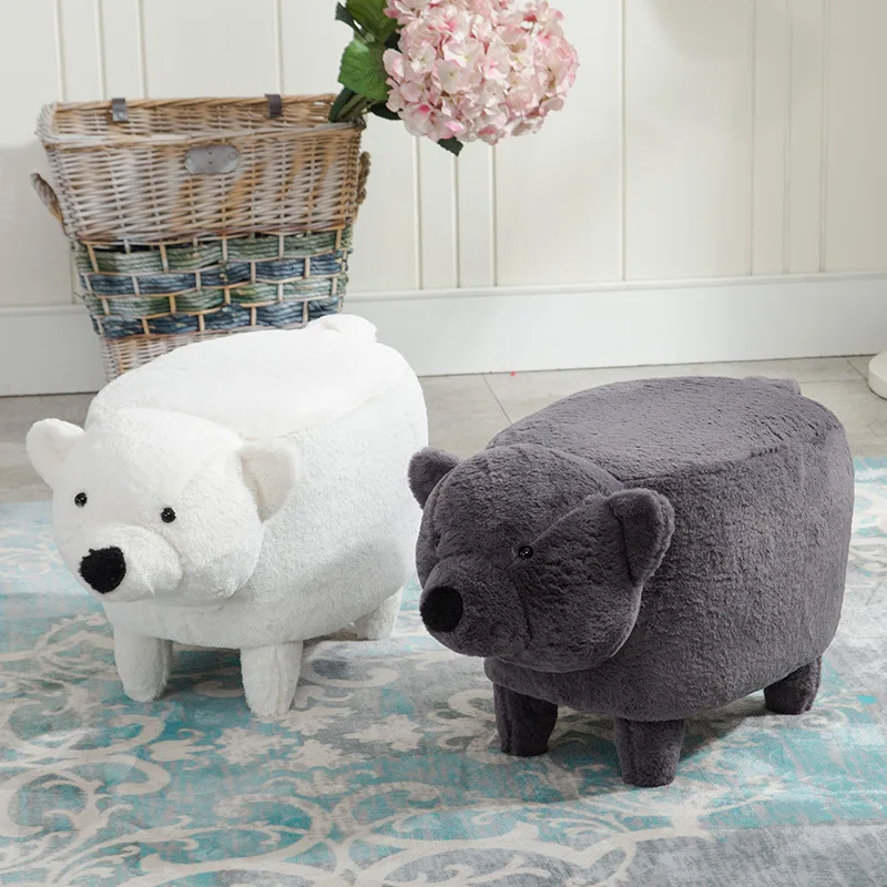 Креативное детское сиденье милый мультяшный домашний стул с медведем мягкая