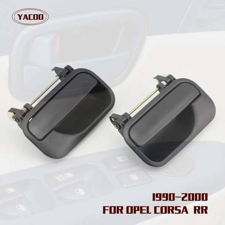 

1 PAIR REAR LEFT AND RIGHT EXTERIOR DOOR HANDLE FOR OPEL CORSA