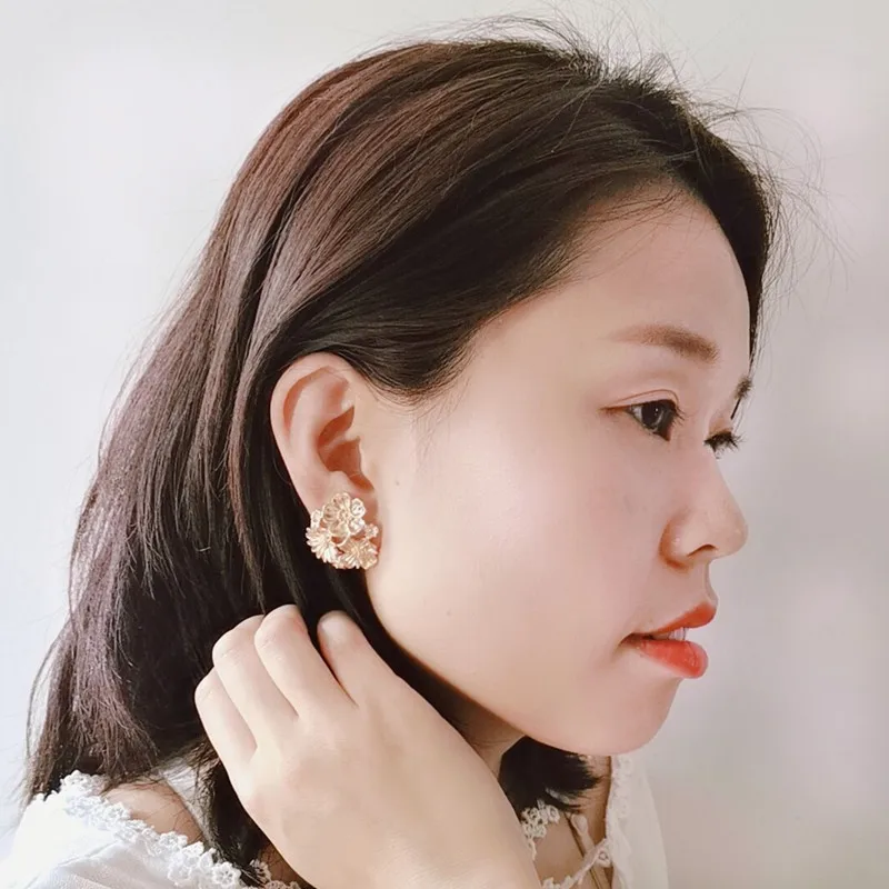 Романтическая заколка для ушей девочек на День святого Валентина модное розовое