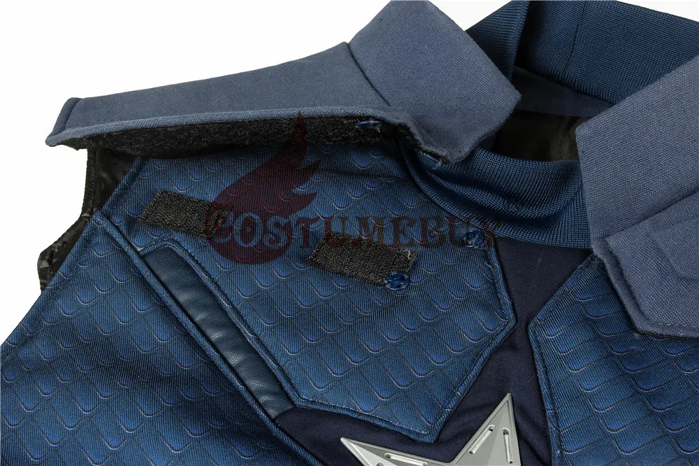 CostumeBuy Мстители: эндгейм Стивен Роджерс Капитан Америка Косплей Костюм взрослый человек нарядное платье полный костюм Хэллоуин аксессуар