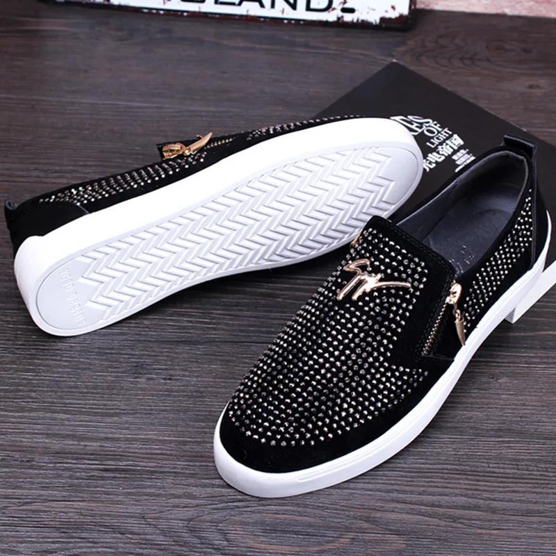 Новинка 2017 года из натуральной кожи Туфли без каблуков лодка Для мужчин Лоферы