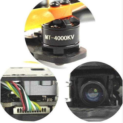 FPV 2 4G 6CH RC мини гоночный Квадрокоптер Дрон Таро 130 RTF Полный комплект TL130H1 CC3D 520TVL HD