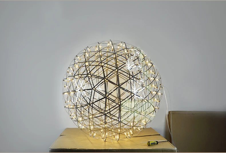 Современный фейерверк Spark Ball светодиодный подвесной светильник из нержавеющей стали подвесные лампы домашний Декор Светильник ing AC110-240V вход