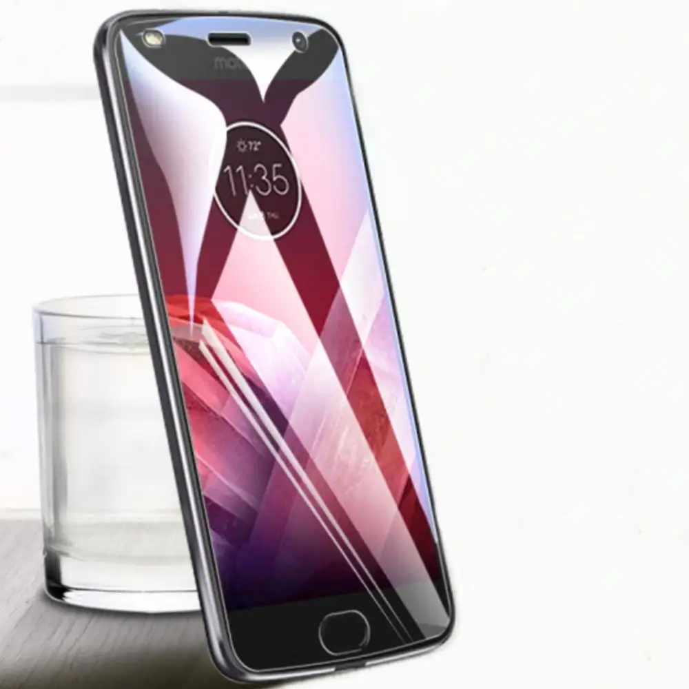 Защитная 3d пленка для Motorola Moto G7 G6 G5 Plus Гидрогелевая Z2 Play Nano с полным покрытием (не