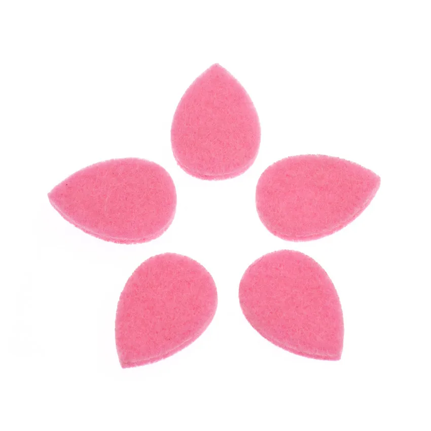 20 шт./лот в форме капли воды Арома войлочные прокладки подходят для эфирного