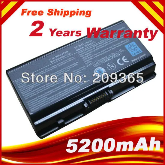 Новый аккумулятор для Toshiba Satellite Pro L40 L45 PA3615U-1BRS PABAS115