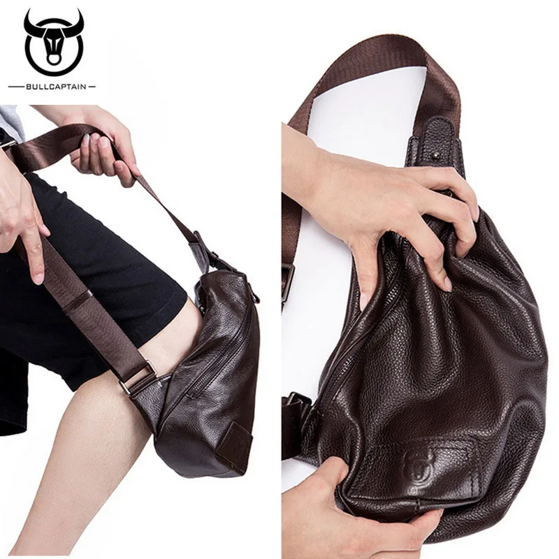 Сумка мессенджер мужская из натуральной кожи на одно плечо|mens chest bag|chest bagbag genuine |