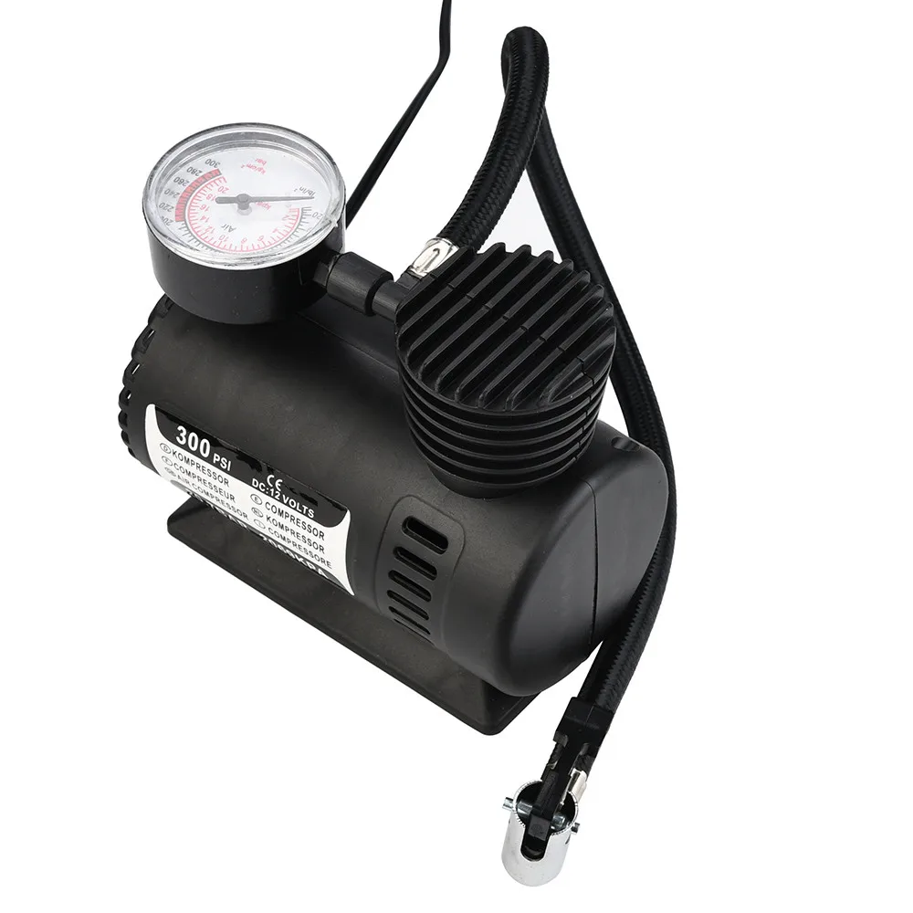 Car-styling Inflatable Pump Mini Air Compressor 300 PSI Bike Car Inflate Tire Balls Perfect DIY Home Tools td1120 dropship | Автомобили и
