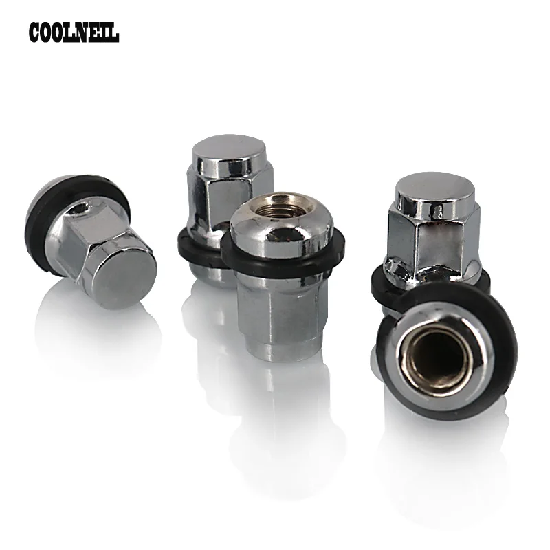 Аксессуары JDM 4x M12x1.5/1,25 мм Замена 37 мм Колесные гайки из сплава стали HEX21mm для Toyota