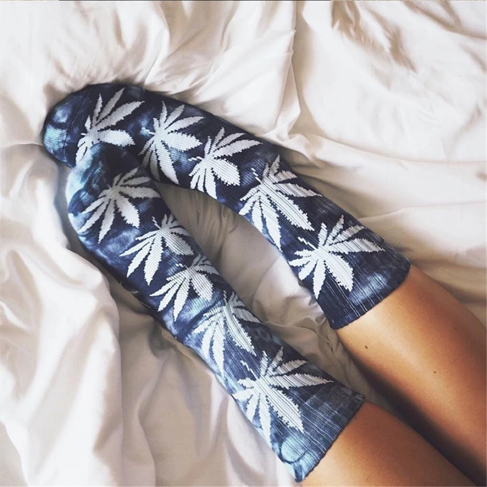 Носки мужские с принтом в стиле Харадзюку Плотные хлопковые повседневные