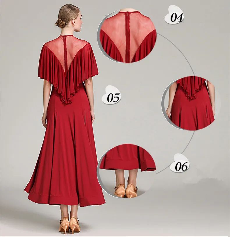 Бальные Танцевальные соревновательные платья Vestido de festa longo Вальс Танго Foxtrot танцевальное платье для женщин