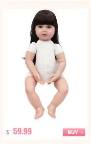 55 см Reborn Baby Dolls ручной работы, силиконовая кукла для малыша, Реалистичная мягкая виниловая голая кукла для девочки, милые DIY игрушки, лучшие подарки для детей