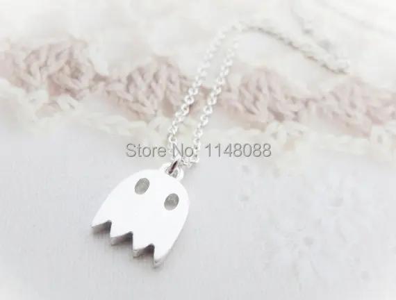Новый список ювелирных изделий милый кулон призрак простой дизайн позолоченное