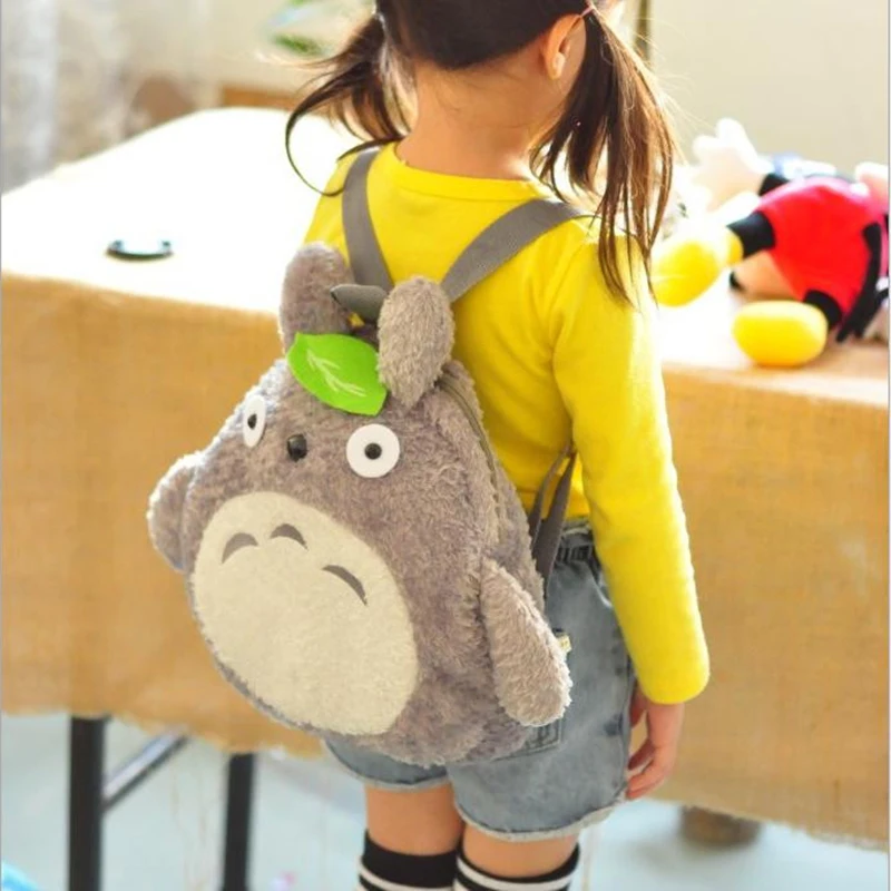 PECKHAMRYE Totoro рюкзак для детей детские сумки зеленый лист Рюкзаки милые школьные