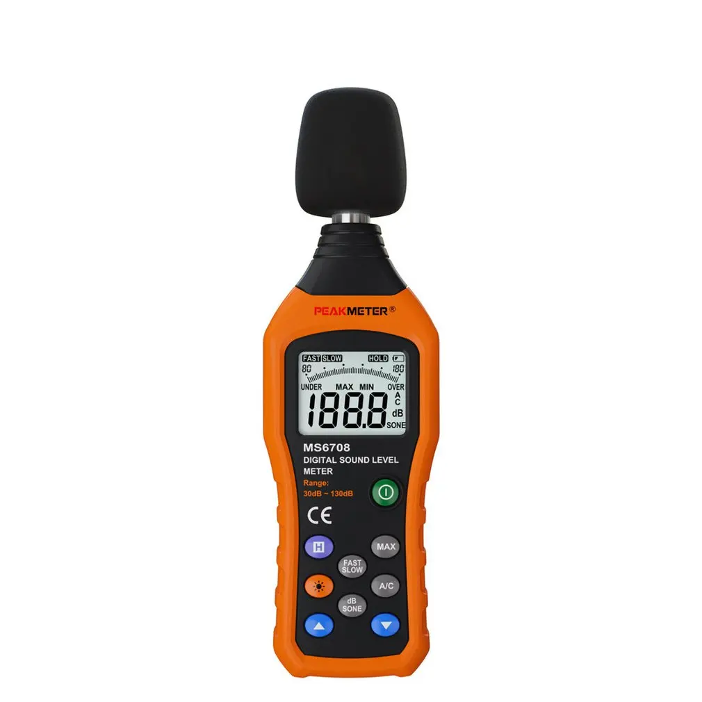 Digital Noise Meter Portable Electrical Professional Products Safty For Home Industorial Use | Инструменты