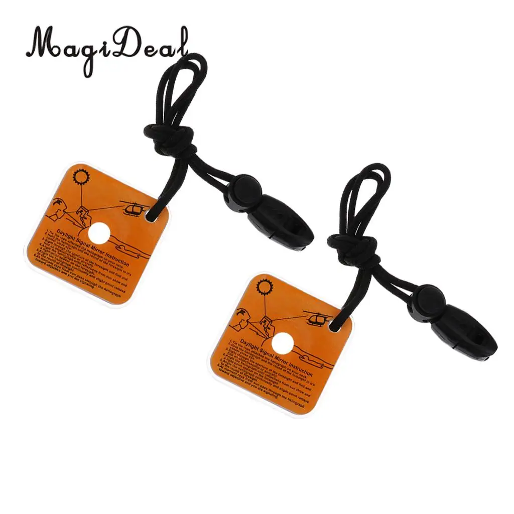 2 шт. отражающее зеркало для сигнала со свистком|Уличные инструменты| |