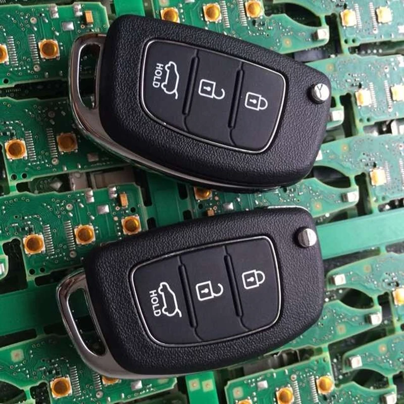 3 кнопки Автомобильный Дистанционный ключ 433 МГц с чипом ID70 для Hyundai IX25 ix 25