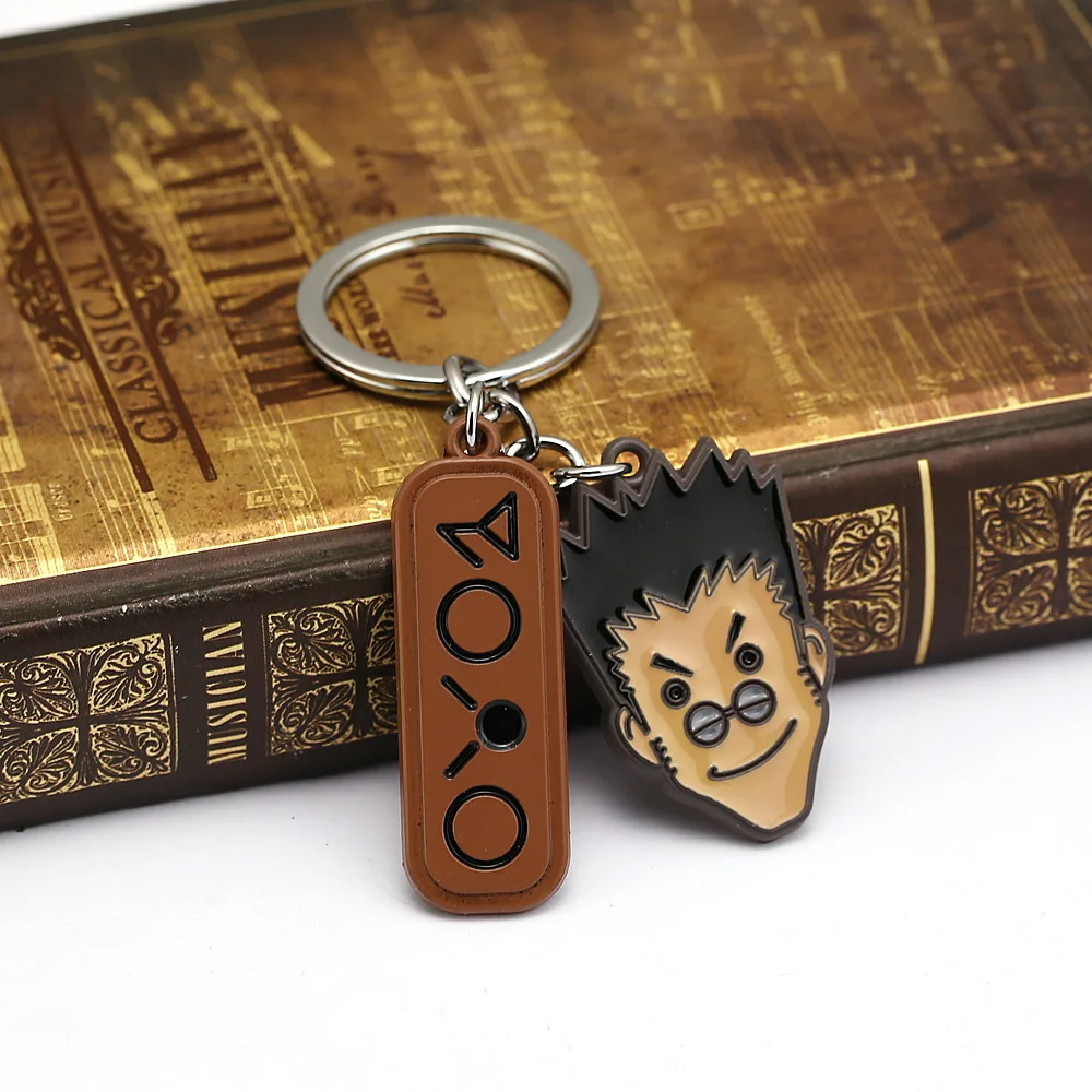 Брелок для ключей из аниме Hunter x Leorio Paladinight Kurapika Hisoka металлические фигуры модный