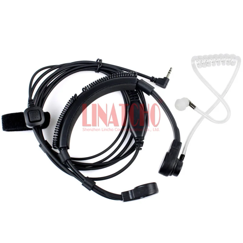 

T6212 T6220 T6222 T6288 T6250 2.5mm walkie talkie throat microphone acoustic tube headphone