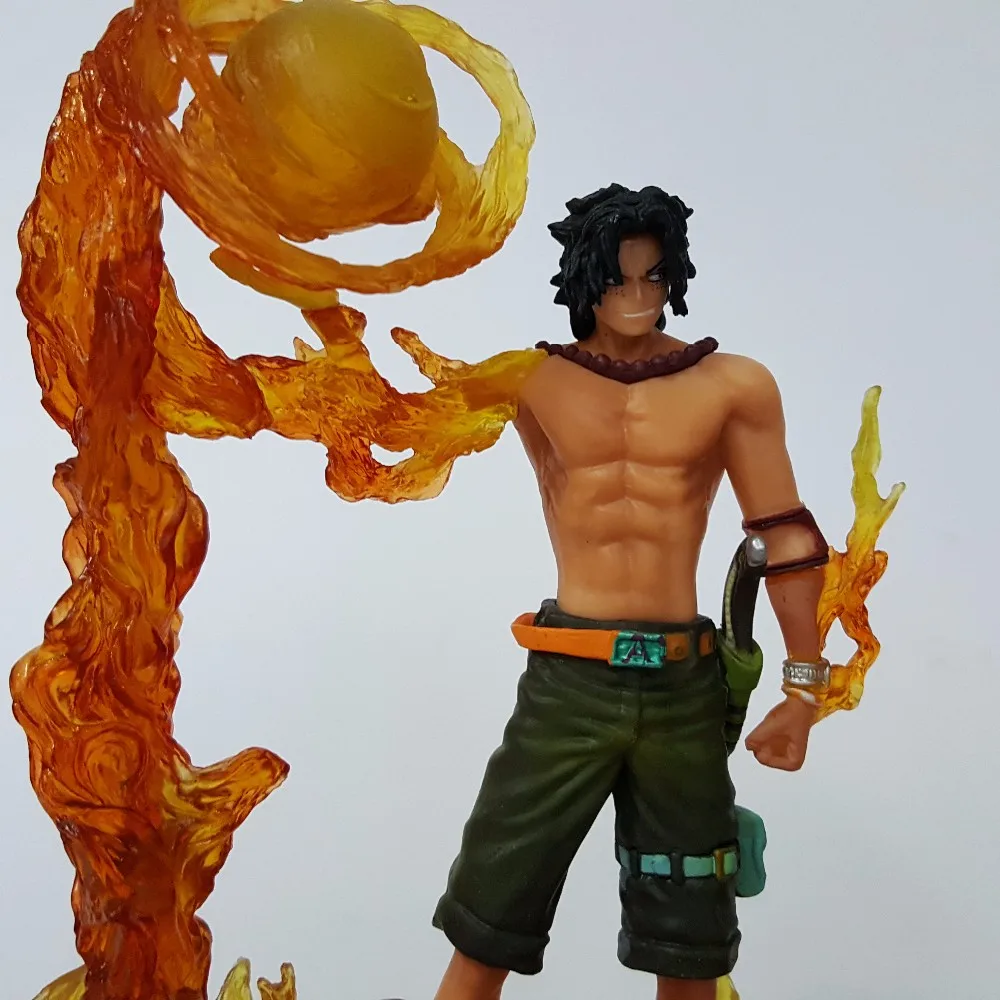Экшн-фигурки One Piece Ace vs учить ПВХ Фигурки 150 мм Fire Devil фрукты DXF аниме игрушка