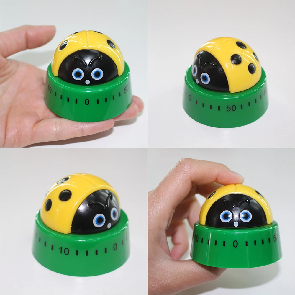 Новый Полезный 60 минут Божья коровка груша Кухонный Таймер приготовления