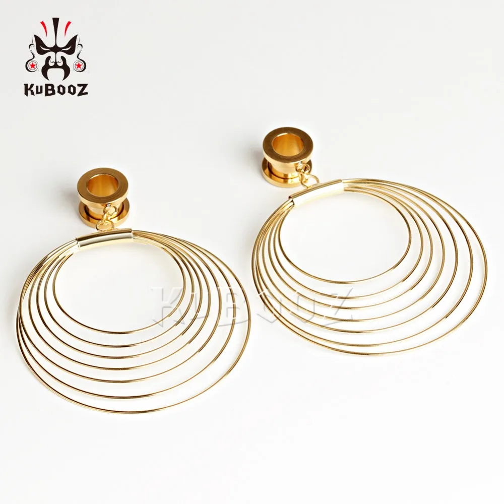 Кубуз Для Пирсинга Ушей из нержавеющей стали затычки для ушей туннели ювелирные