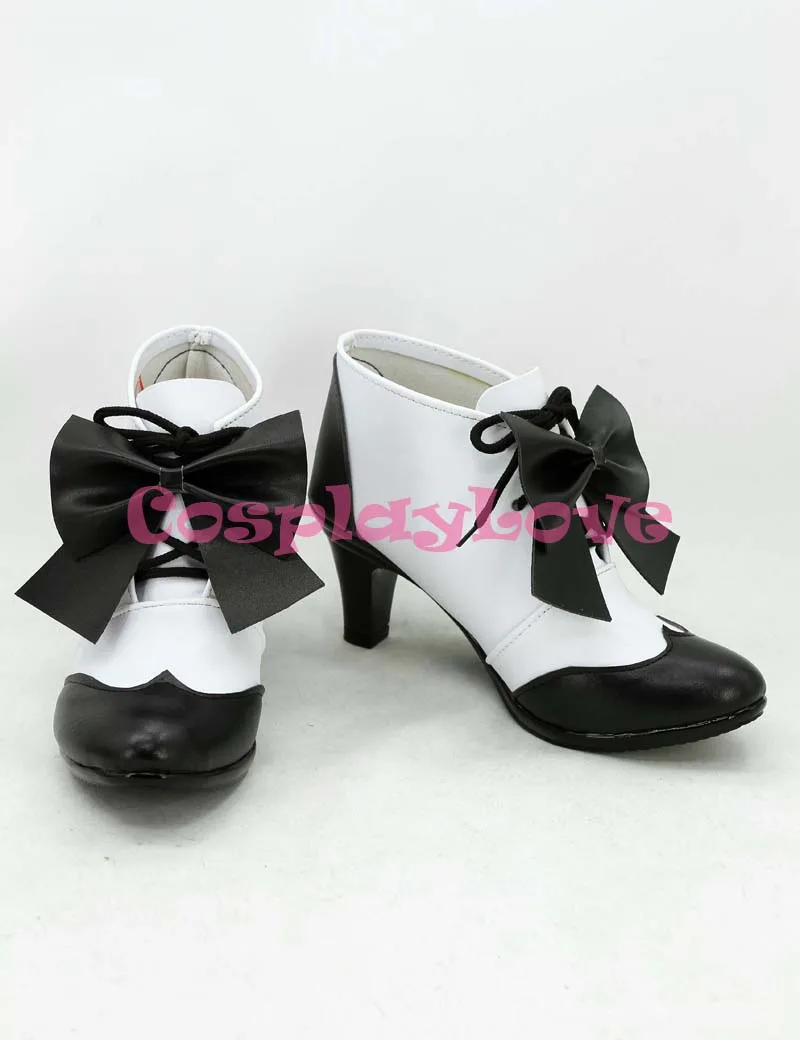 Изготовленные на заказ красные ботинки с капюшоном Reding Черный Батлер Kuroshitsuji Sky