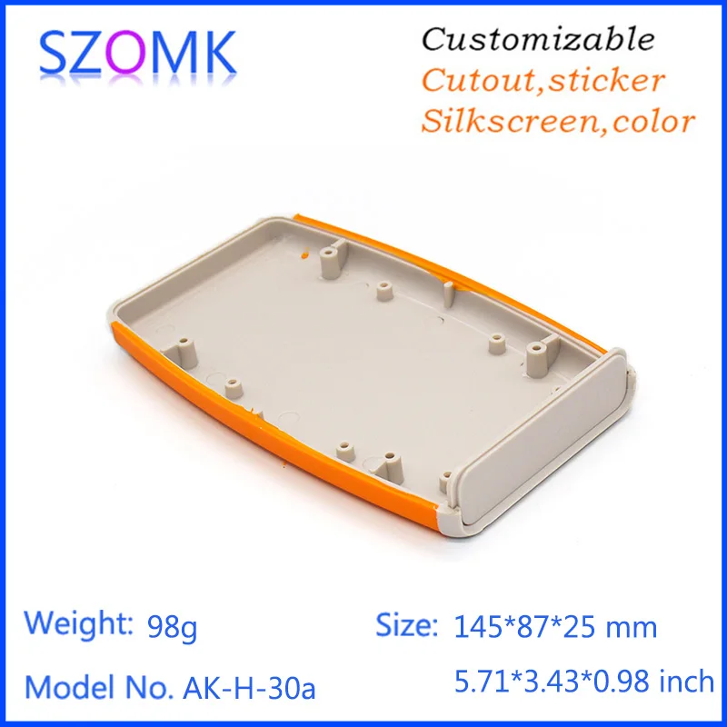 Цельный пластиковый ручной шкаф szomk для электроники PCB корпус управления ящик