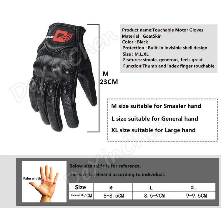 Мотоциклетные Перчатки Сенсорный экран перчатки Guantes Moto мотогонщиков Ездовые перчатки для мотор полный палец