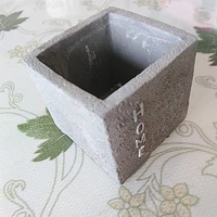 concrete pot making mould diy square flowerpot silicone mold for cement garden planter molds