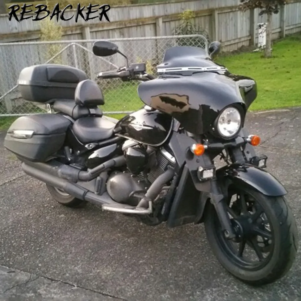 Мотоциклетный внешний обтекатель ABS пластик черный передний с крыльями летучей