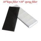 Фильтр НЕРА Для ILIFE A4S, запчасти для робота-пылесоса ilife A6 A4S A4, 10 шт.