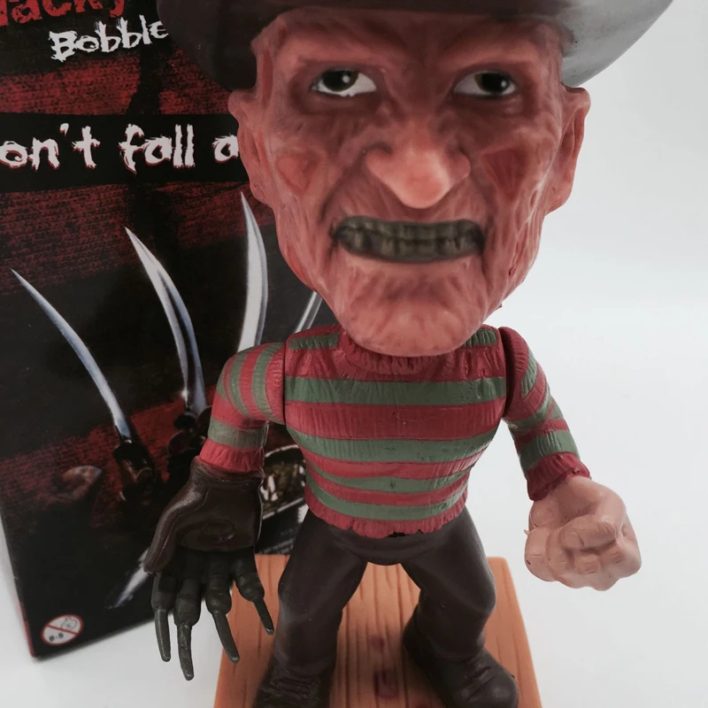A &quotКошмар на улице Вязов&quot Freddy Krueger Jason Wacky Wobbler Bobble Head PVC фигурка игрушки 10