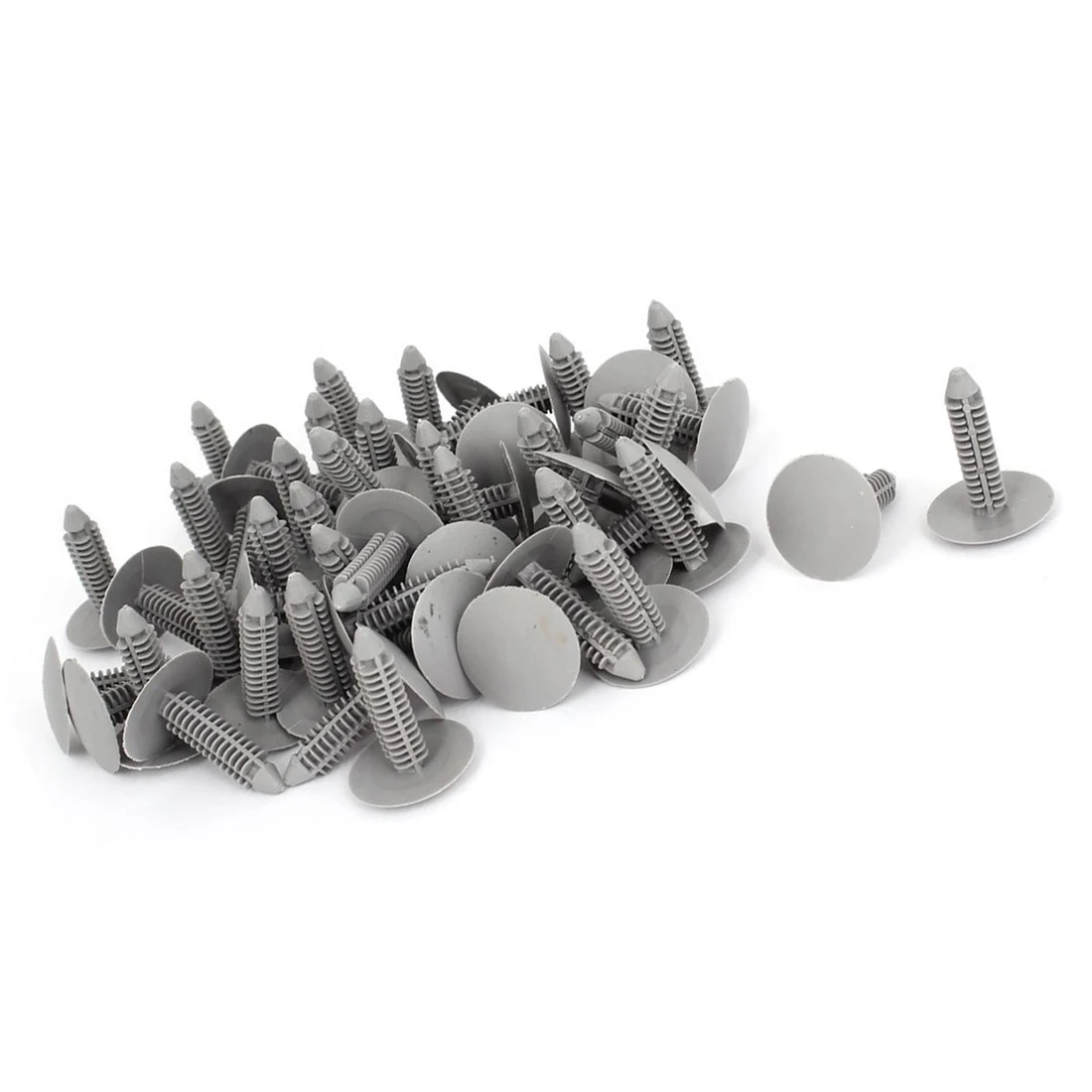 PPYY новые 50 шт серые пластиковые заклепки зажимы 8 мм x 25 31 мм|clips 8mm|clips plasticclips 25mm |