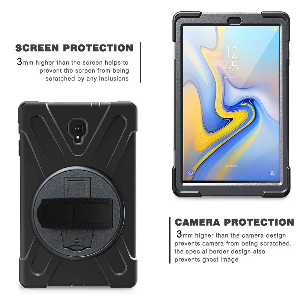 Для Samsung Galaxy Tab A 10,5 чехол SM-T590 SM-T595 ручка ремешок на плечо защитник дети прочный защитный чехол