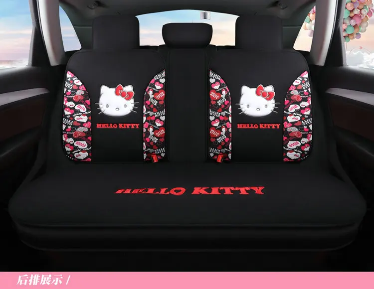Женский модный универсальный чехол для сиденья с милым рисунком hello kitty