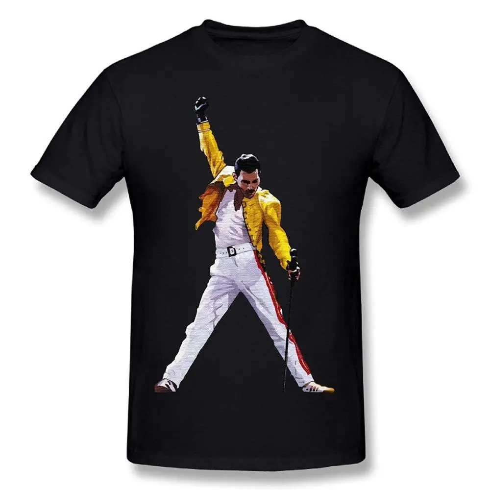 2017 Новое Прибытие Забавный Мужские Топы Прохладный О Шея Королева группы Фредди