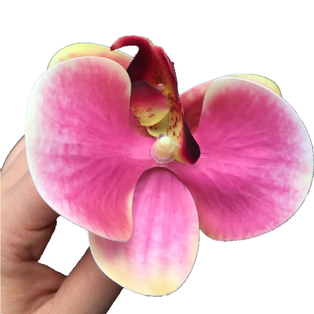 10p настоящая на ощупь бабочка Орхидея цветы Cymbidium PU 3D хорошее качество Фаленопсис