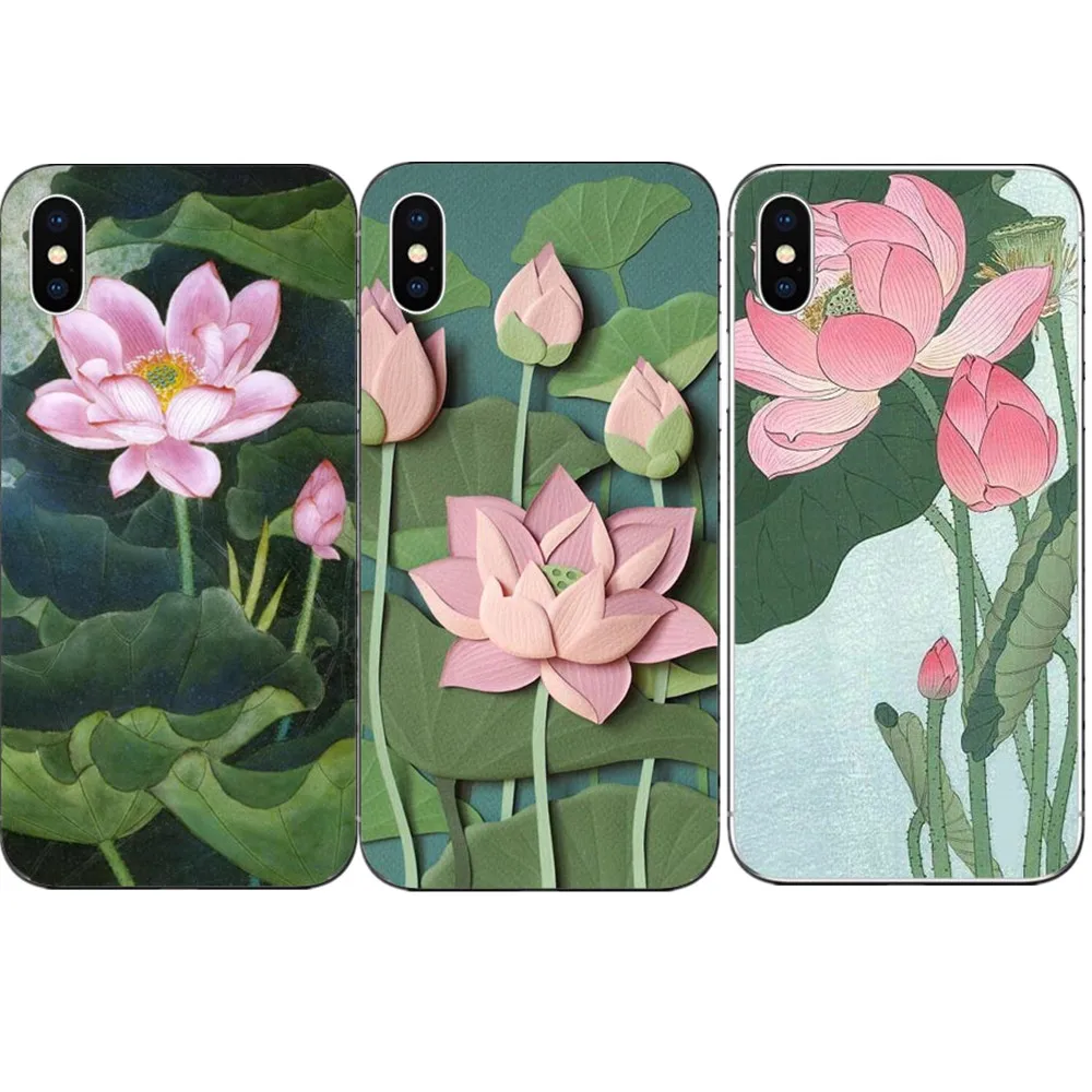 Чехлы для телефонов летние крутые Мультяшные цветочные жесткие Apple iphone X 10 fish