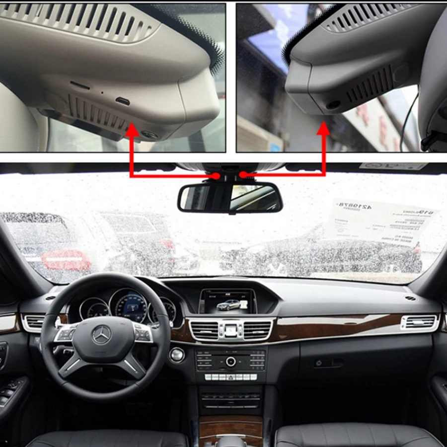 Видеорегистратор для Mercedes Benz GLK 2015 (высокий с) Автомобильный Wifi DVR