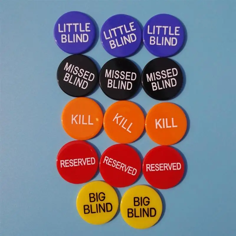 5 шт. небольшие покеры большая потайная пропущенные побряшки убийца пуговицы для