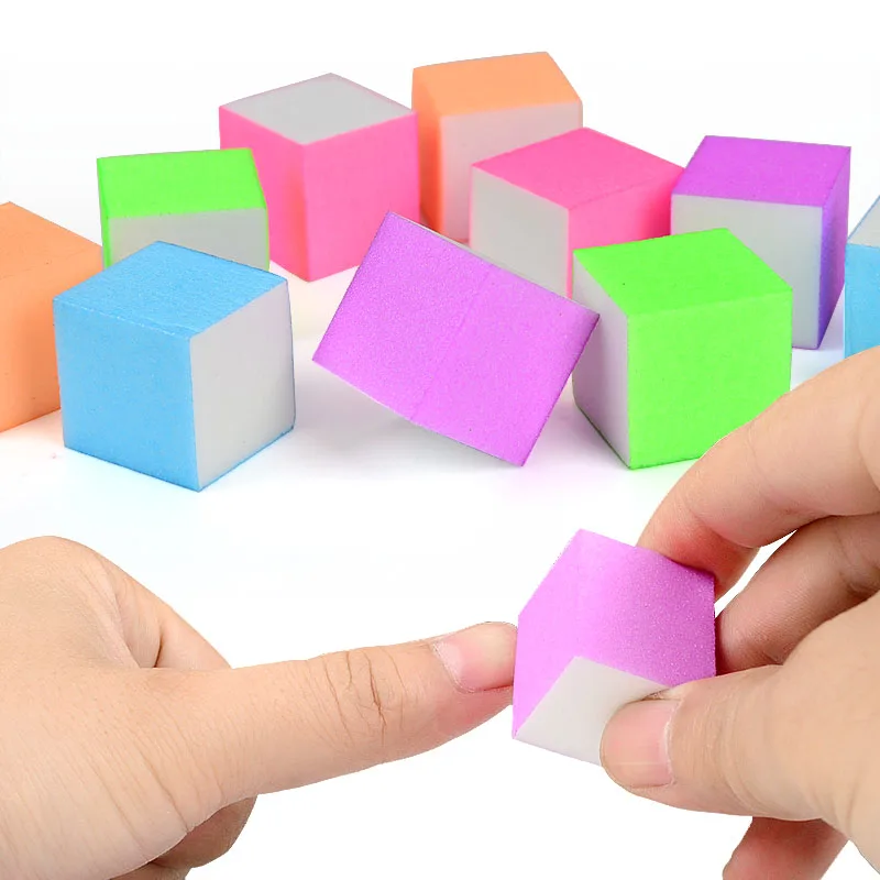 

10 Pcs Mini Irregular Nail File Buffer Colorful Sanding Sponge Grinding Polishing Nail Art Manicure Salon DIY Tool