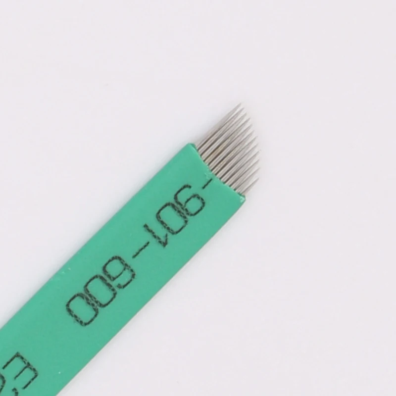 Игла для татуажа 12 перманентных игл макияжа микроблейдинг бровей ручное лезвие