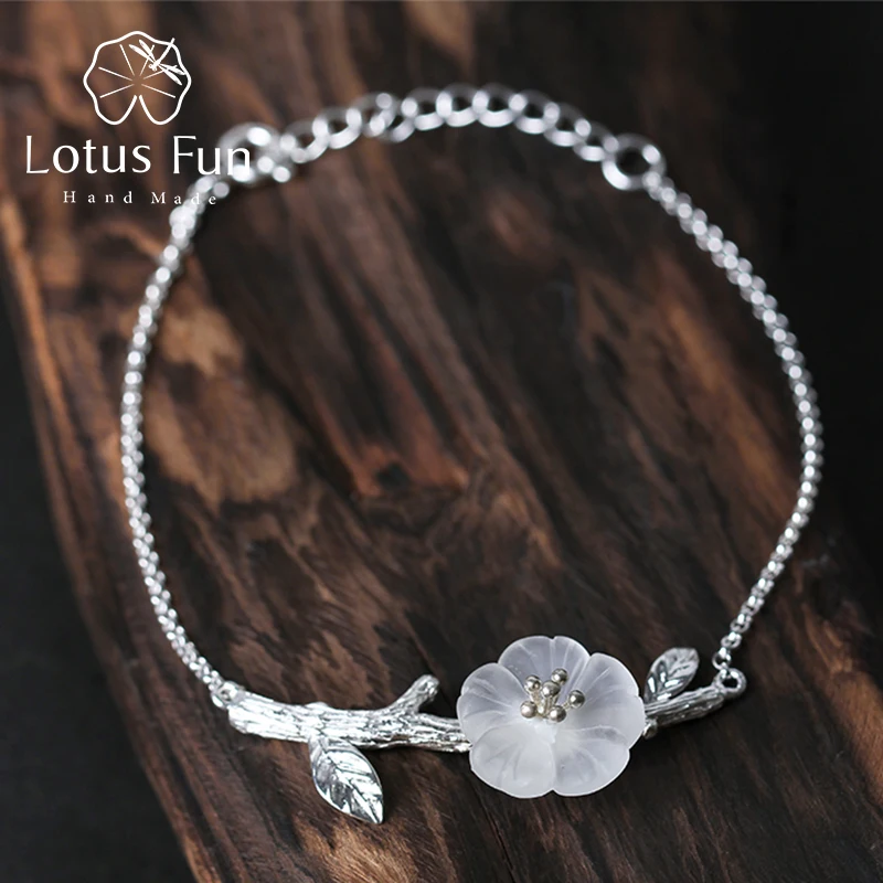 Женский браслет цветок под дождем Lotus Fun изящный креативный ручного изготовления